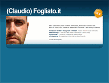 Tablet Screenshot of fogliato.it